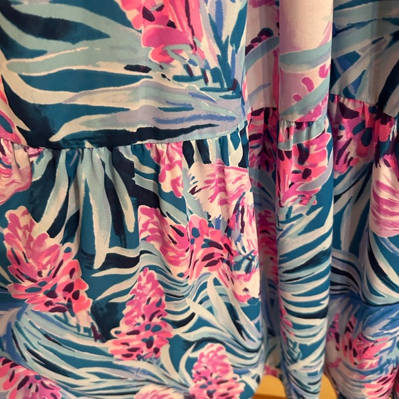 Lilly Pulitzer Aviana Mr Peacock size14. - Picture 5 of 8